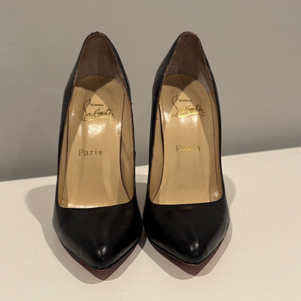 Christian Louboutin Black Heels size 38